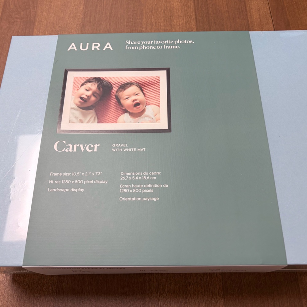 Aura Carver Frame - Elegant White